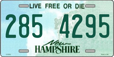 NH license plate 2854295