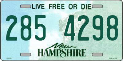 NH license plate 2854298