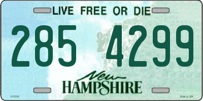 NH license plate 2854299