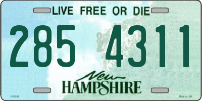 NH license plate 2854311
