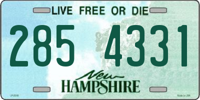 NH license plate 2854331