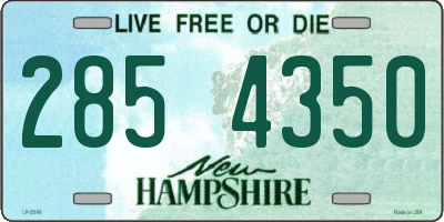 NH license plate 2854350