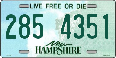 NH license plate 2854351