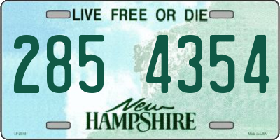 NH license plate 2854354