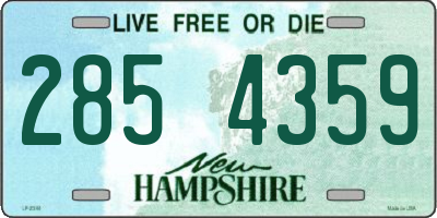 NH license plate 2854359