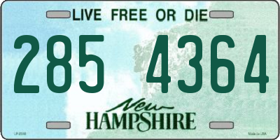 NH license plate 2854364