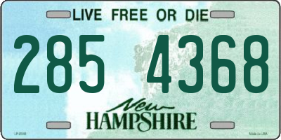 NH license plate 2854368