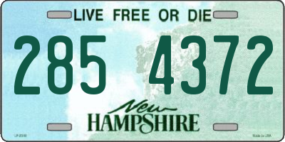 NH license plate 2854372
