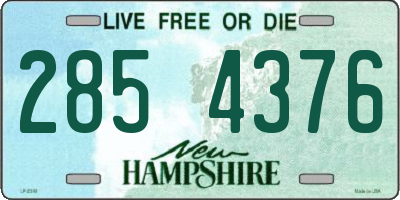NH license plate 2854376