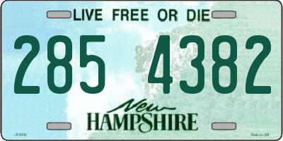 NH license plate 2854382