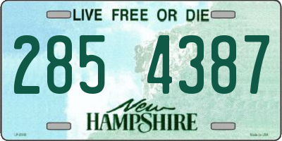 NH license plate 2854387