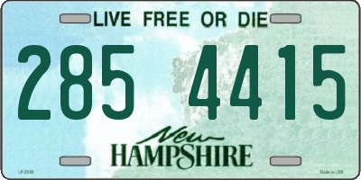 NH license plate 2854415