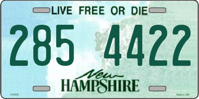 NH license plate 2854422