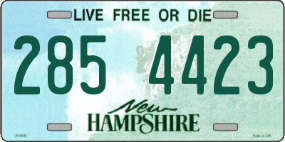 NH license plate 2854423