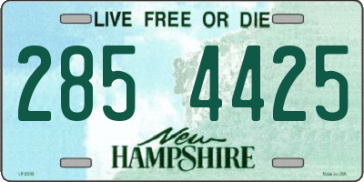NH license plate 2854425