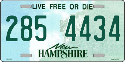 NH license plate 2854434