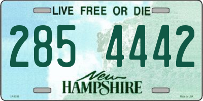 NH license plate 2854442