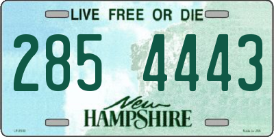NH license plate 2854443