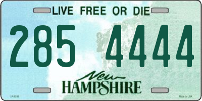 NH license plate 2854444