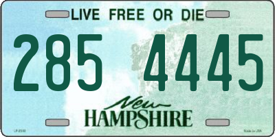 NH license plate 2854445