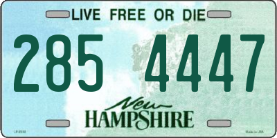 NH license plate 2854447