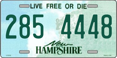NH license plate 2854448
