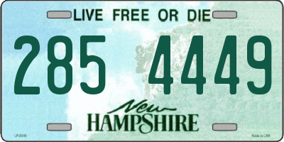 NH license plate 2854449