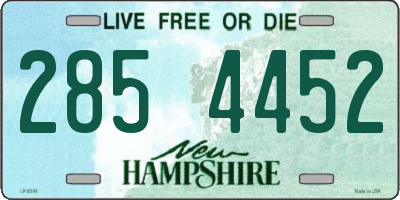 NH license plate 2854452