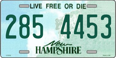 NH license plate 2854453