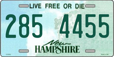 NH license plate 2854455