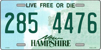 NH license plate 2854476