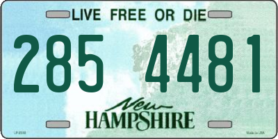 NH license plate 2854481