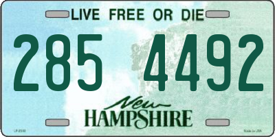 NH license plate 2854492