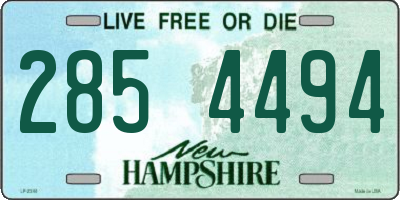 NH license plate 2854494
