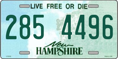 NH license plate 2854496