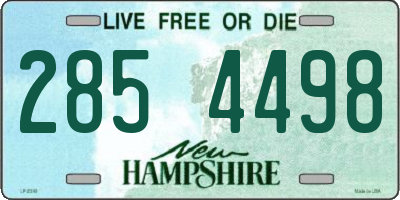 NH license plate 2854498