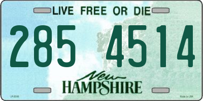NH license plate 2854514