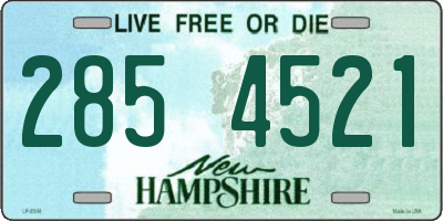 NH license plate 2854521