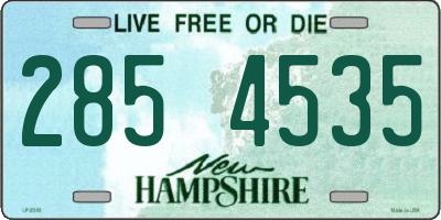 NH license plate 2854535
