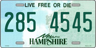 NH license plate 2854545