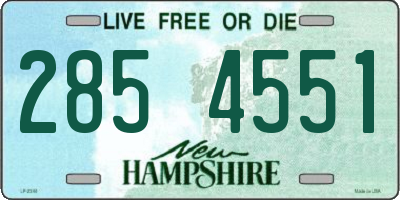 NH license plate 2854551