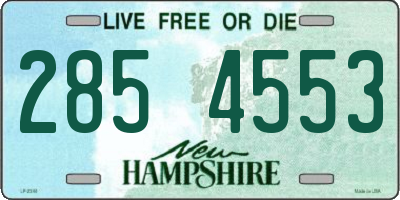 NH license plate 2854553