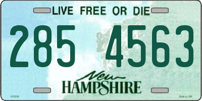 NH license plate 2854563