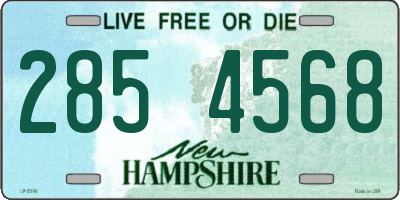 NH license plate 2854568