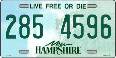 NH license plate 2854596
