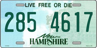 NH license plate 2854617