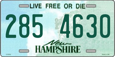 NH license plate 2854630
