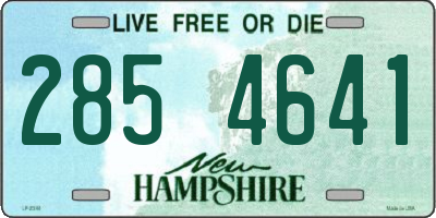 NH license plate 2854641