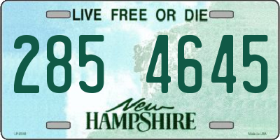 NH license plate 2854645