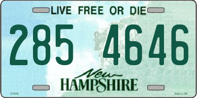NH license plate 2854646